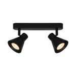 Nordlux Eik 2 Faretti Metallo Nero | Adatto per 2x GU10