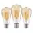 Confezione Multipack 3x Eglo LED Edison E27 Filamento Ambra 4W 400lm - 822 Bianco Molto Caldo | Sostitutiva 40W