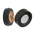 Ledvance LED Decor Faretti Pluto Acciaio Nero 4.8W 300lm - 830 Luce Calda - 