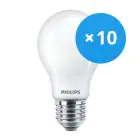 Confezione Multipack 10x Philips MASTER Value LED Bulbo E27 Pera Ghiaccio 11.2W 1521lm - 927 Bianco Molto Caldo | Miglior resa cromatica - Dimmerabile - Sostitua 100W
