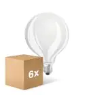 Confezione Multipack 6x Ledvance LED Classic E27 Globe Ghiaccio 11W 1521lm - 827 Bianco Molto Caldo | Dimmerabile - Sostitutiva 100W