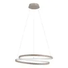 Eglo Luce Pendente Ruotale Acciaio Sabbioso 36W 4500lm - 830 Luce Calda - 