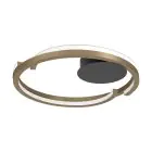 Eglo Luce da soffitto Mezzomonte Aluminium Acciaio Bronzo Nero 20W 1600lm - 827-865 Regolabile Bianca | IP20 - Dimmerabile 